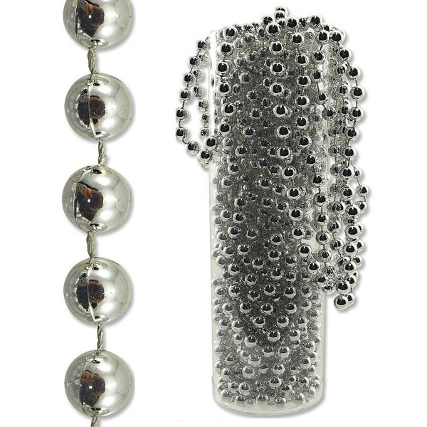new silver string of pearls bead garland 23m long wedding new silver string of pearls bead garland 23m long wedding