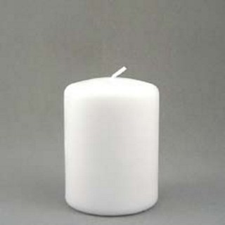 Premium White Pillar Candle 7.5cm x 10cm