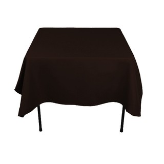 Black Satin Square Table Cloth 145cm
