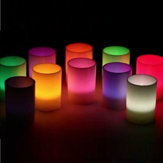 LED Tealight Candle in Votive Cup