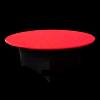 Red Lycra Table Cover Topper Premium