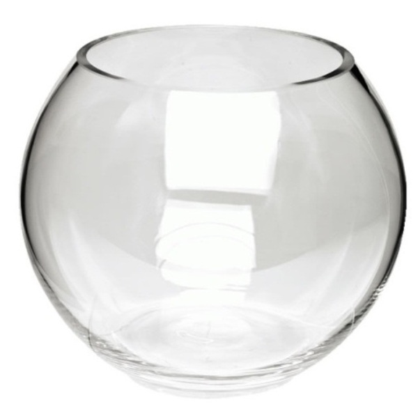 6X BEAUTIFUL Tea light candle glass vase small fish bowl COBALT 6X5.5cm 5cl 