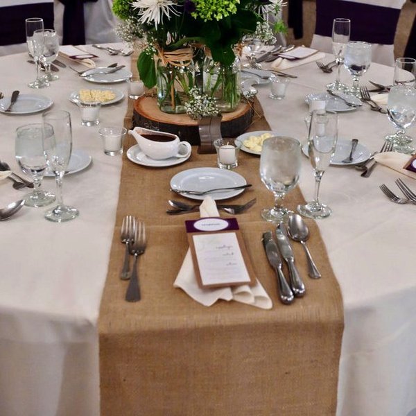 rustic table runners