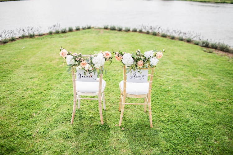 Wedding Decoration Chair Flower
