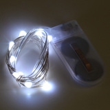 White 1m Wire Battery Fairy Lights 10 LED