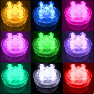 10pk Mega Bright Submersible Floralyte LED Lights 5-Bulbs
