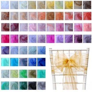 10pk Organza Chair Sashes / Table Runners - Broad