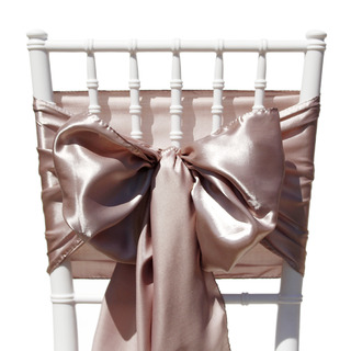10pk CINDER Satin Chair Sashes / Table Runners