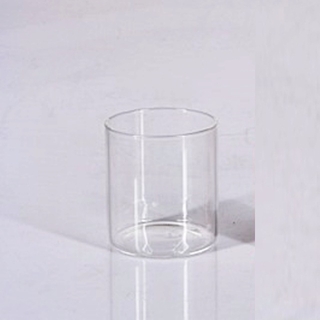 12pk Mini Cylinder Glass Tealight Votive Candle Holders