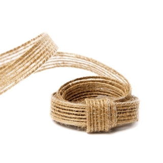 10m Jute Ribbon 10mm Wide