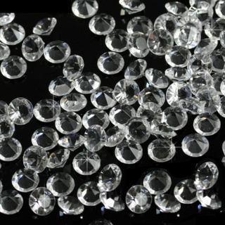 500g 10mm Clear Diamond Confetti Scatters