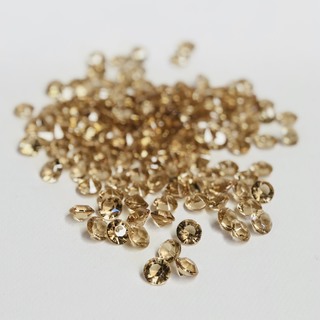 500g 10mm Vintage Gold Diamond Confetti Scatters