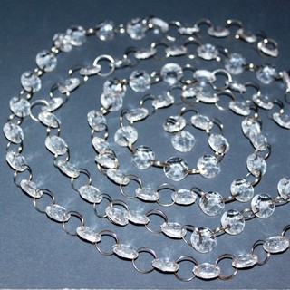 1.8m Acrylic Crystal Bead Garland - Round Beads