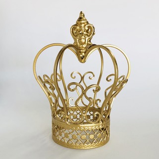 Gold Crown Centrepiece Decoration - Small