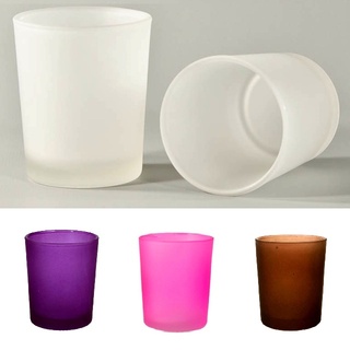 Frosted Votive Glass Tealight Candle Holders