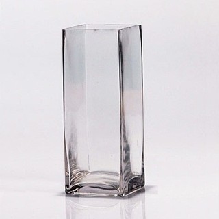25cm Tall Square Vase 10cm Wide