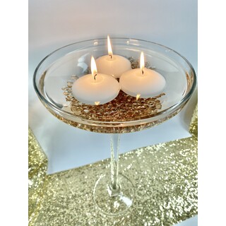 Gold Float Vase Table Centrepiece Kit