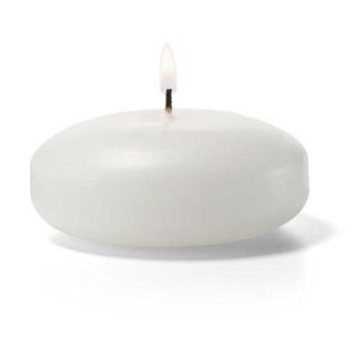 Floating Candles 4pack White 70mm Long Burning 8-10hrs