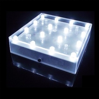Square Light Base 16 LED | White