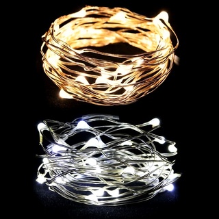 3m Wire Fairy Lights 30 LED Bulbs Battery Operated