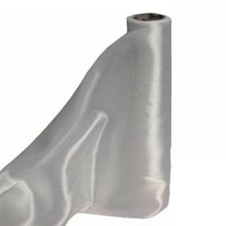 10m White Satin Material Fabric Roll 45cm Wide